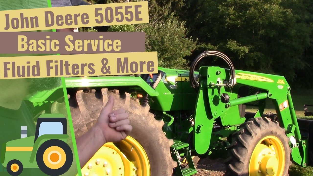 John Deere 5055E: Service