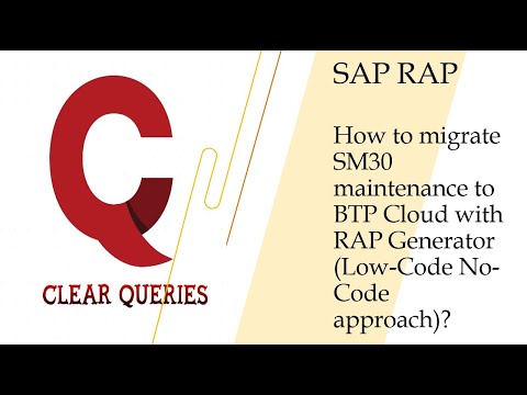 How To Generate SM30 like table maintenance generator On BTP Cloud
