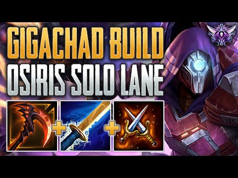NEW GIGACHAD BUILD! Osiris Solo Gameplay (SMITE Masters Ranked Conquest)