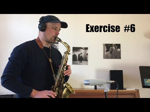 Basic Jazz Conception for Saxophone by Lennie Niehaus (Vol. 1) - Exercise #6