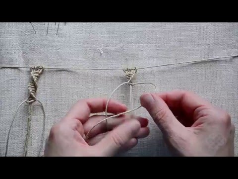 Josephine Knot macrame art