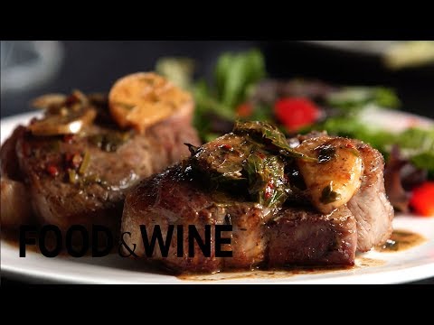 Recipe: Lamb Chops Sizzled with Garlic | Food & Wine