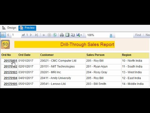 SSRS - How to build Drill-Through Report in SSRS