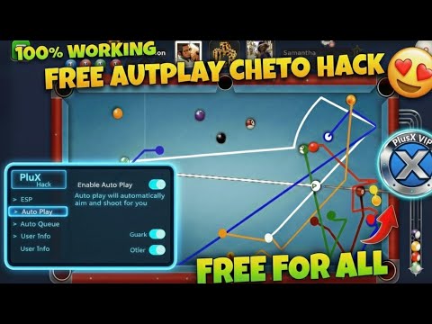 100% Free Auto Play PlusX Hack 8 Ball Pool 56.18.2 latest Hack || Free For All 2026