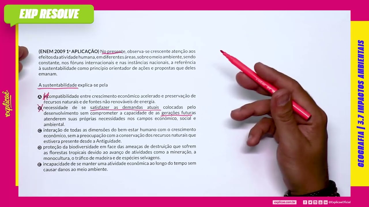 NO PRESENTE, OBSERVA-SE CRESCENTE ATENÇÃO AOS EFEITOS DA ATIVIDADE HUMANA (...) |IMPACTOS AMBIENTAIS