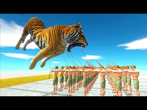 Giant Leap on 100x Archers | Animal Revolt Battle Simulator