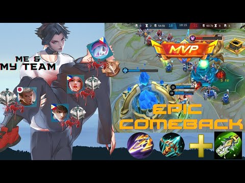 🔥Hanabi the Carry + Epic Comeback🔥 l Late Blooming Hanabi l MLBB