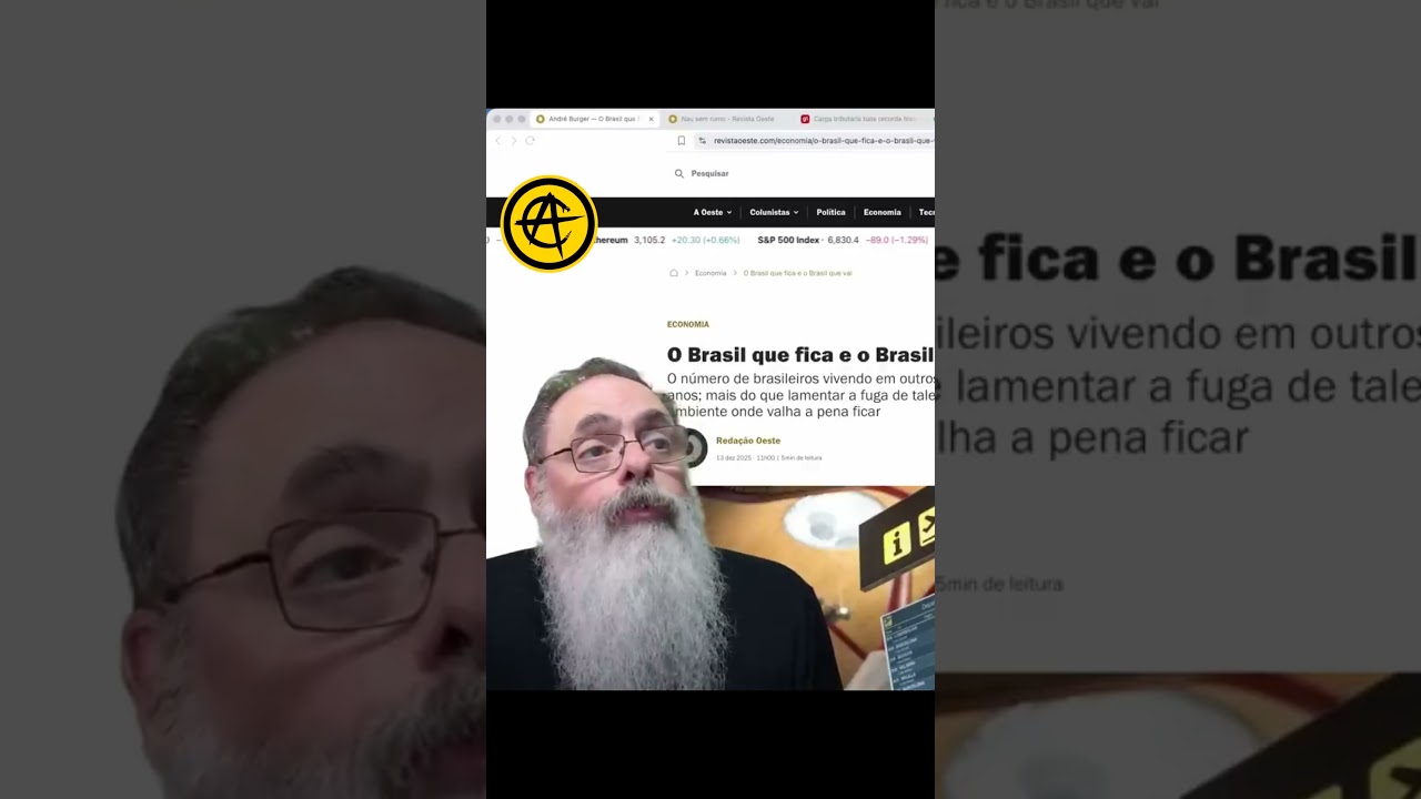 FUGA de CÉREBROS tende a PIORAR: MUITA gente ESTÁ OPTANDO por VOTAR com o PÉ, já que o STF DOMINOU