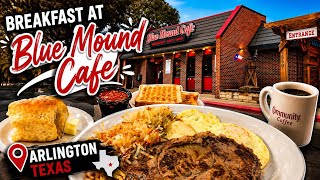 👉 The BEST Breakfast in Arlington, Texas! 🤤 | Blue Mound Cafe
