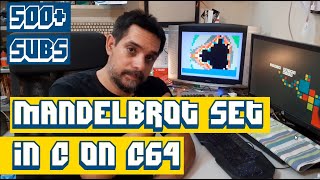 Mandelbrot Set in C on Commodore 64 | Floating point library for CC65
