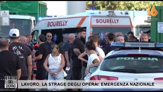 lavoro la strage degli operai e emergenza nazionale