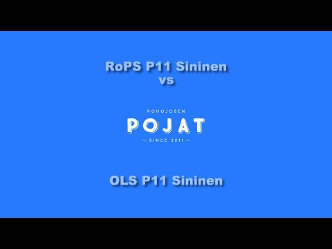 RoPS P11 Sininen vs OLS P11 Sininen