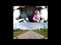 Truck Driver Goes To Sleep While Driving