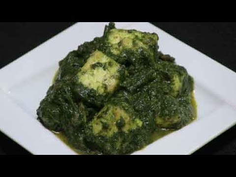 帕拉克帕尼爾食譜 - 顯示我的咖喱印度素食菜餚 (Palak Paneer Recipe | Show Me The Curry Indian Vegetarian Dish)