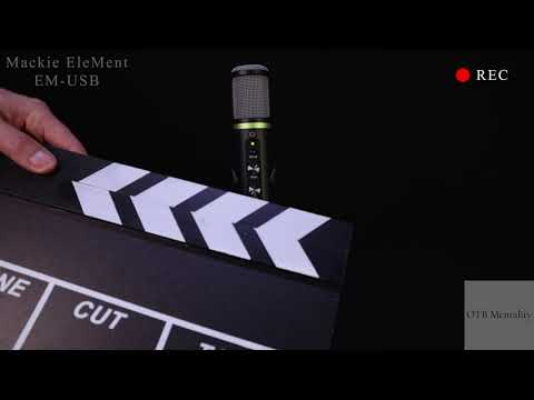 Unboxing Mackie EM-USB Condenser USB Microphone & Recording Test
