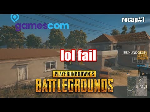 Pubg Higlights Gamescom Day 1 - Shroud gets 6 kill in 20 second and more Streamers highlights