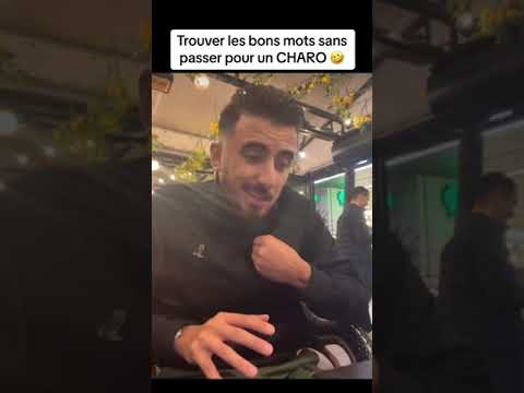 Walid sax trouver les bon mots sans passer pour un Charo