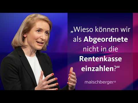 Ines Schwerdtner und Thorsten Frei diskutieren über Sozialreformen und Aufrüstung | maischberger