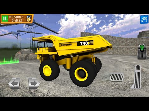 Quarry Driver 3 Giant Trucks mission 1-5 | David Gaming | Android Gameplay