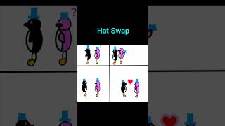 Hat Swap (Penguin Quest Comic) #cute #comic