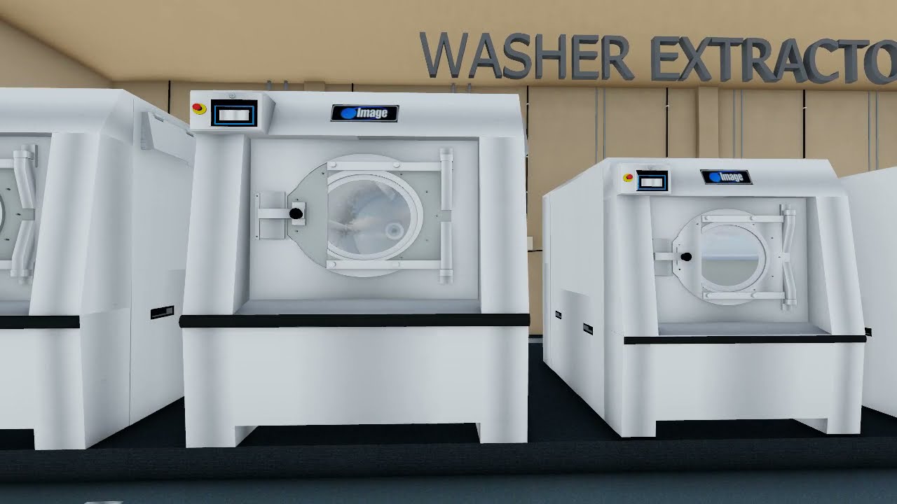 Layout Laundry Komersil | Mesin Laundry Hotel & Rumah Sakit by DIA