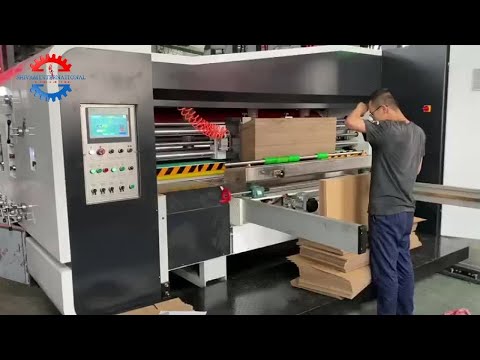 Automatic  Flexo Printing Inline Folder Gluer Machine
