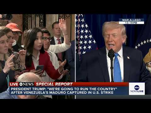 Trump: Venezuela will be run by 'people that are standing right behind me'