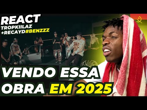 🇦🇴ANGOLANO REAGINDO ao Tropkillaz, Recayd Mob - Benzzz