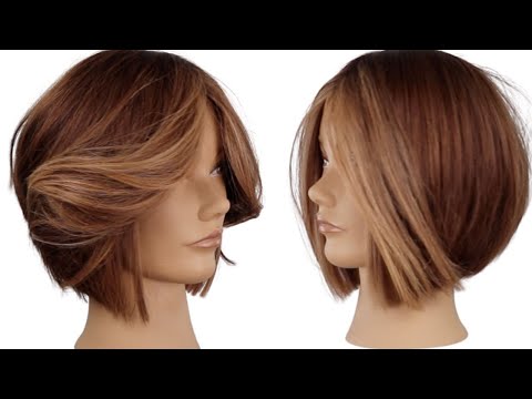 How To Cut A Layered Bob Haircut Tutorial