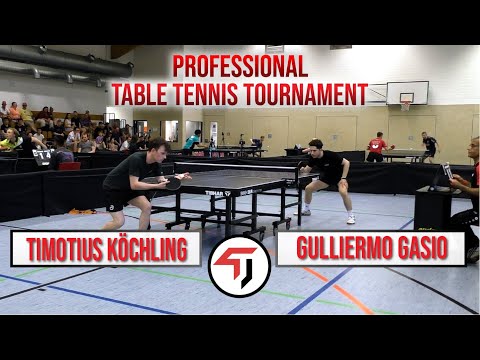 TomorrowTT PRO tournament - Timotius Köchling vs Gulliermo Gasio - Group 4.