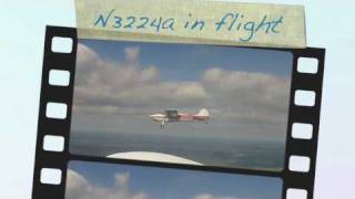 preview picture of video 'Cessna 170 air to air from a Piper Cherokee 140'