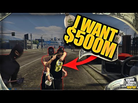 $50,000,000 MONEY DROP ON GREEDY KID (GTA 5 RP TROLLING)
