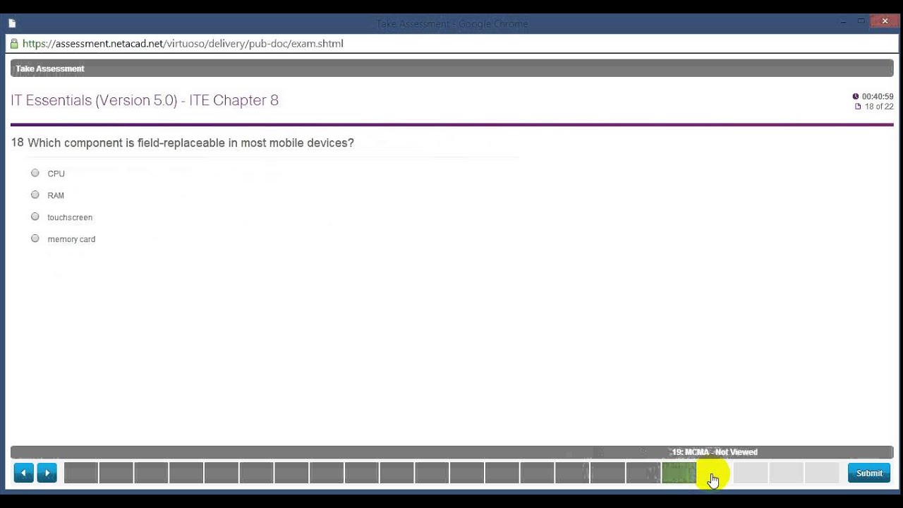 Cisco ITE Chapter8 Exam