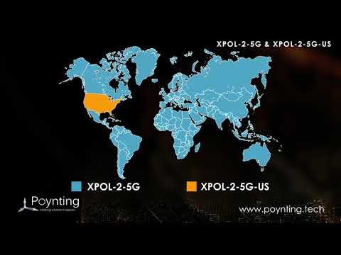 Poynting kryžminė poliarizuota LTE+5G antena (A-XPOL-0002-V3-01) video