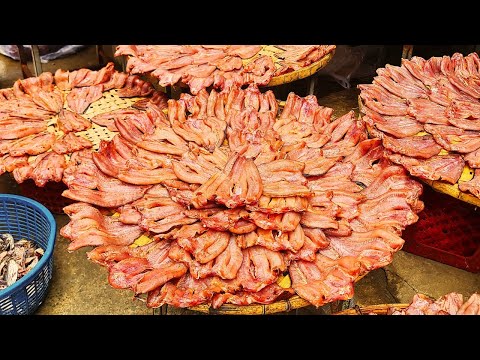 Cambodia Dried Fish | Dried Fish Market Scenes & People Activities | Dried Fish @9km