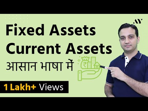 Fixed Assets and Current Assets - Explained in Hindi Video