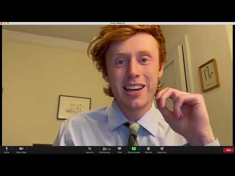 Boss announcing mass layoffs over zoom