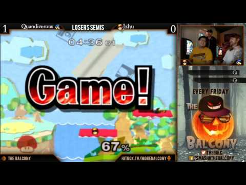 Melee at the Balcony 69 - Losers Semis ft. Quandiverous (Luigi) VS (Falcon)