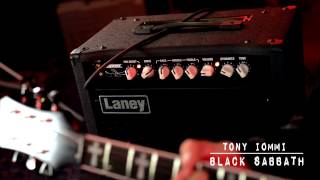 Video thumbnail for Tony Iommi of Black Sabbath and the Laney TI15-112 by Laney Amplification