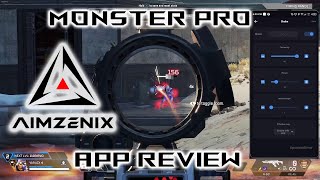 AIMZENIX Monster Pro app features review