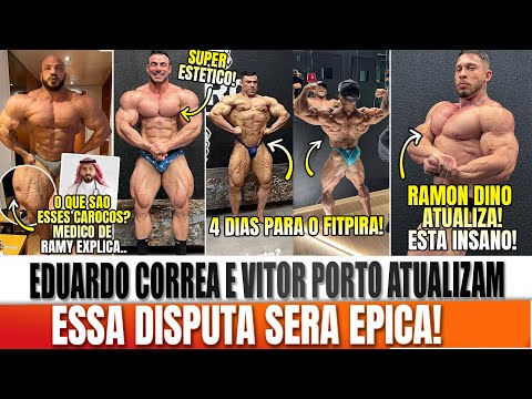 RAMON ATUALIZA! EDU CORREA VS VITOR PORTO! BIG RAMY E SEUS CAROCOS NA PERNA! BRANDAO SUPER ESTETICO!