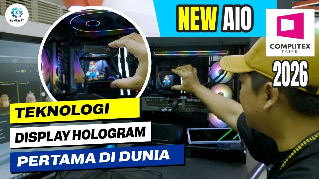 Display Hologram Pertama di Dunia TRYX Holo AIO Water Cooler