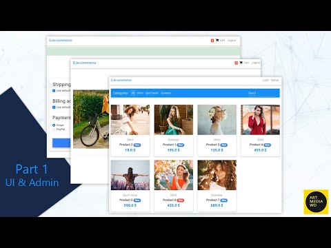 demo django ecommerce ui admin [2021]