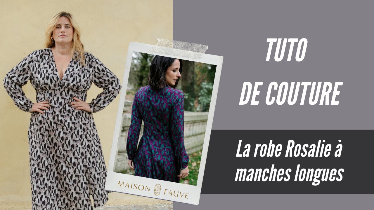 Complément patron couture gratuit robe Rosalie - version manches longues (PDF à télécharger)