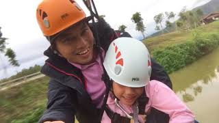 preview picture of video 'ZipLine and the kids @ Singha Park Chiang Rai'