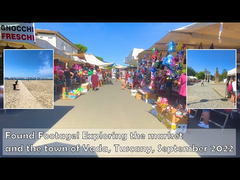 Exploring Vada in Tuscany - its market and town