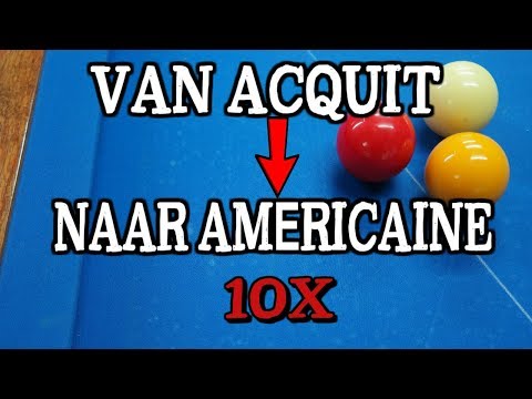 10 TIMES FROM ACQUIT/BREAK SHOT TO SERIE AMERICAINE/RAILNURSE - Carom Billiards #2