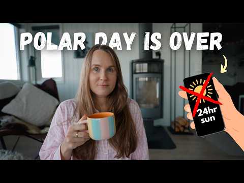 FIRST Sunset after 128 days of MIDNIGHT SUN on Svalbard ︱ Polar Day is over