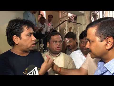 Delhi CM Arvind Kejriwal & Edu Minister Manish Sisodia interacts with Guardians of Rabea School