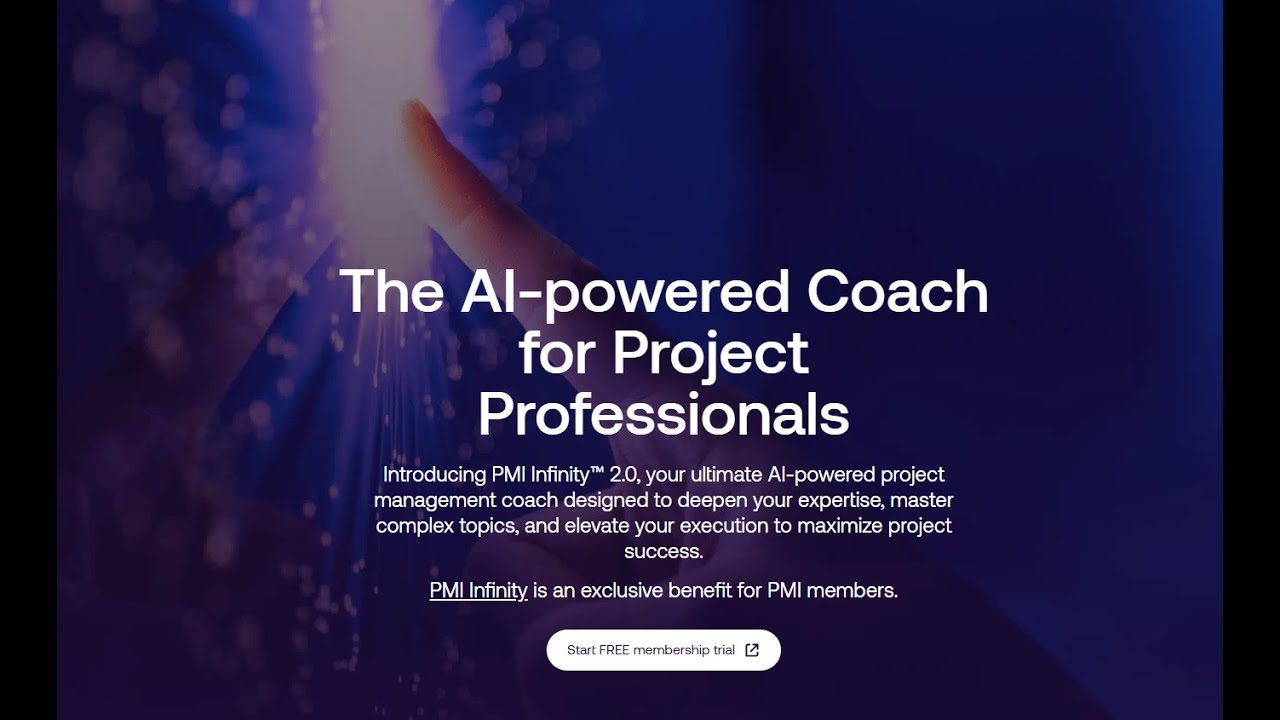 PMI Infinity™ 2.0 - The AI-powered Coach for Project Professionals